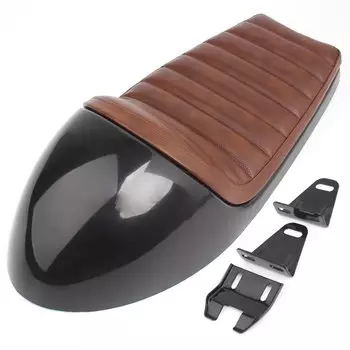 Сиденье для водителя Mototcycle в стиле ретро для кафе, чехлы для Honda Scrambler Cruiser Bagger Naked Chopper K100RS R NINE T Universal