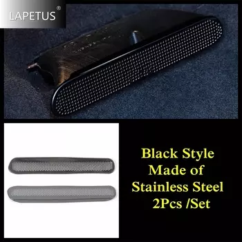 Сиденье под полу, кондиционер, воздуховод переменного тока, вентиляционная решетка, пылезащитная крышка для BMW X5 G05 X7 2019-2024, аксессуары из нержавеющей стали