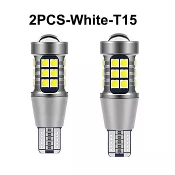 Сигнальная лампа NLpearl, 2 шт., светодиодная лампа T15 W16W, светодиодная лампа Canbus 921, 912, супер яркая, 3030, 27SMD, автоматический задний светильник онарь заднего хода, 12 В