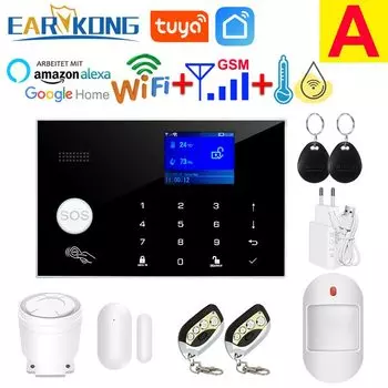 Сигнализация Earykong Tuya Wi-Fi GSM