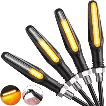 Сигналы поворота для мотоцикла, 12 светодиодов, 2 шт.