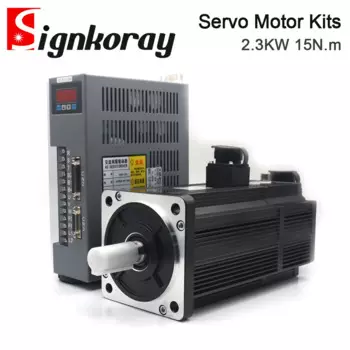 SignkoRay 1500 кВт 15N.m AC Серводвигатель наборы драйвера 220 об/мин 380 В в AC