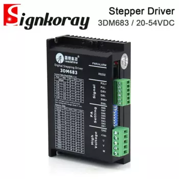 SignkoRay Leadshine 3-фазный шаговый драйвер 3DM683 с 57 последовательным драйвером шагового двигателя для станка для лазерной гравировки и резки CO2
