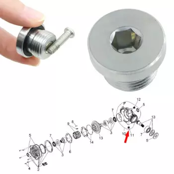 Сильный магнит для Polaris RZR XP 1000 XP 900 XP 4 RZR 570 Ranger, сливная пробка картера передач General 1000 ACE 500 5703234755 , 3234756