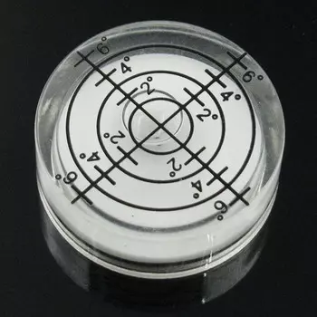 Сильный магнитный пластиковый универсальный спиртовой пузырьковый уровень, блистер, маленький круглый инклинометр, диаметр 32 мм, зеленый или белый, 1 шт.