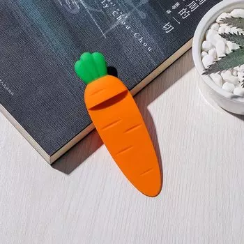 Silicone Kawaii Carrot Bookmark SD&HI