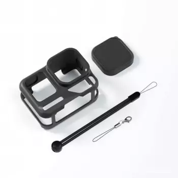 Silicone Protective Case+Lens Cap+Lanyard For Instan360 Ace pro2 Sports Camera Accessories