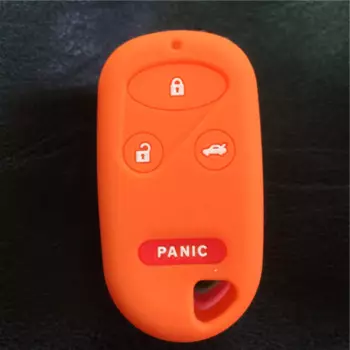 СИЛИКОНОВЫЙ резиновый чехол для автомобильного ключа для Honda Civic Element Accord CR-V, 3-кнопочный ключ