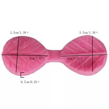 Силиконовая форма для кексов BCMJHWT розового цвета