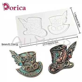 Силиконовая форма для кексов Dorica, ретро стиль