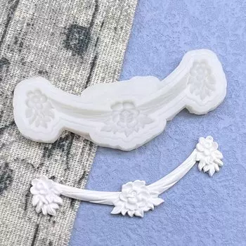 Силиконовая форма для кексов Fengying Цветочная рамка