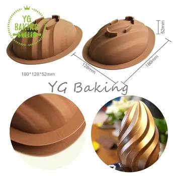 Силиконовая форма для мусса Dorica для пасхальных яиц