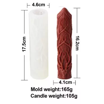 Силиконовая форма для свечей олень