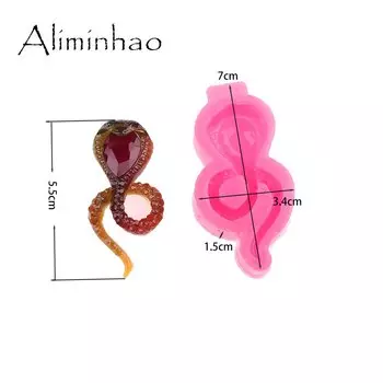Силиконовая Форма Для Торта B1571 Сова Змея Кобра Леопард Пегас Козьего Рога Экологичные Украшения Своими Руками И Инструмент...