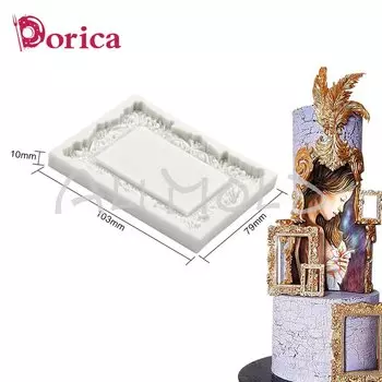 Силиконовая форма для торта Dorica 3D Ретро