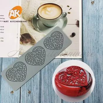 Силиконовая форма для торта сердце