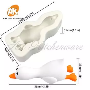 Силиконовая форма для торта «Утка» AK ART KITCHENWARE