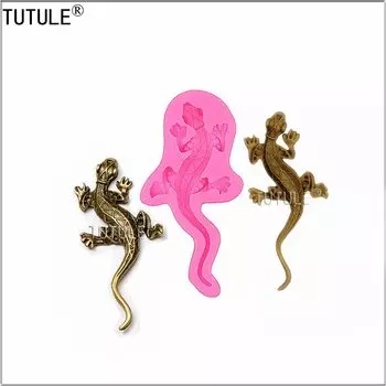 Силиконовая форма ящерица для выпечки