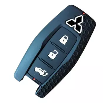 Силиконовая крышка для автомобильного ключа, ФОБ для Mitsubishi Outlander 2021 2022 2023 дистанционное управление 2 3 4 кнопки, защитная крышка, держатель, аксессуары