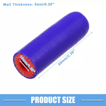 Силиконовая крышка охлаждающей жидкости UXCELL, впускной вакуумный шланг, Концевая заглушка, автомобильный нагреватель охлаждающей жидкости, обходной вакуумный водяной порт, 6 мм, ID до 40 мм, ID, синий