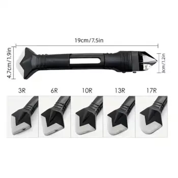 Лопата для клея, внутренний угловой артефакт, силиконовый герметик, скребок для клея, плоский скребок для обрезки угла, инструмент для удаления ножа с красивым швом