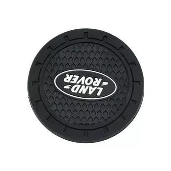 Силиконовая противоскользящая накладка с логотипом автомобиля, держатель для напитков, аксессуары для интерьера для Land Rover RANGE ROVER SPORT Freelander 4 Evoque