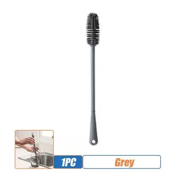 Силиконовая Щетка Для Чистки Чашек И Бутылок С Длинной Ручкой. Экологичные Кухонные Инструменты Для Удаления Пятен С Бутылок ...