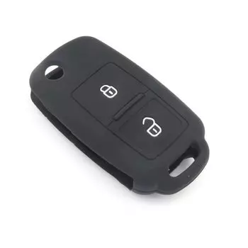 Силиконовые чехлы для автомобильных ключей Чехол-брелок для VW Volkswagen Passat Polo Golf Touran Bora Jetta Cady Touran Sharan 2-кнопочный дистанционный ключ
