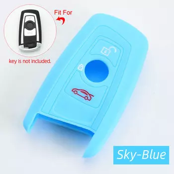 Силиконовые чехлы для автомобильных ключей, Защитные чехлы для смарт-пультов дистанционного управления для BMW 1 3 4 5 6 7 серии F20 F30 F32 F07 F12 F02 F25 F26