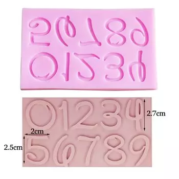 Силиконовые формы для букв и цифр