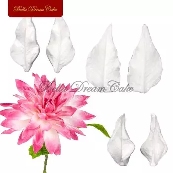 Силиконовые формы для цветов 6 шт.