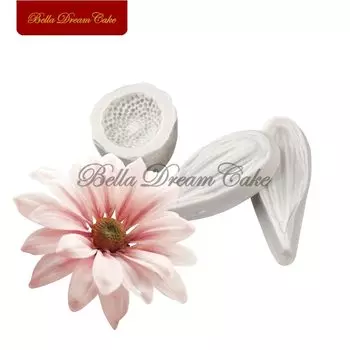 Силиконовые формы для цветов ромашки 3 шт.