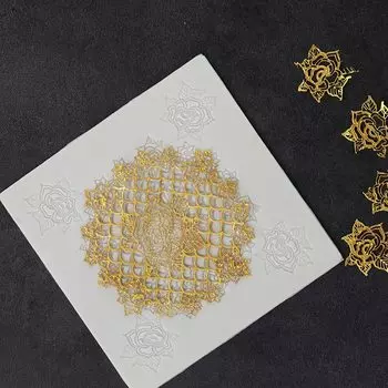 Силиконовые формы для кексов Mujiang Роза