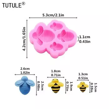 Силиконовые формы для сережек «пчелка»