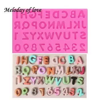 Силиконовые формы для торта Alphabet 4 шт.