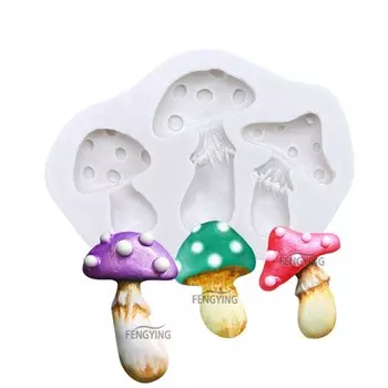 Силиконовые формы для выпечки грибы Fengying