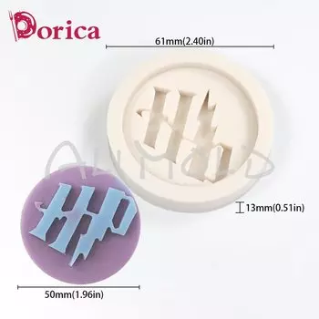 Силиконовые формы Dorica HP Буквенный замок для торта