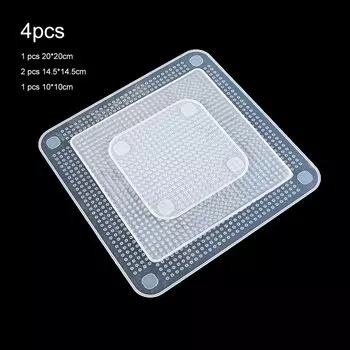 Силиконовые крышки для мисок WOVHSTEAR, 4 шт.