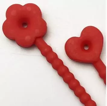 Силиконовые стяжки для проводов 210 мм, 10 шт