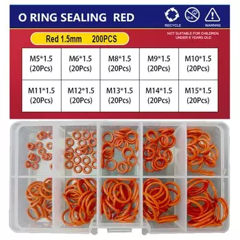 Силиконовые уплотнительные кольца VMQ набор