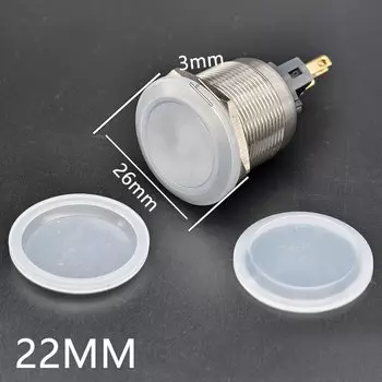 Силиконовые защитные колпачки для кнопок 16/19/22/25 мм