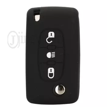 Силиконовый 3-кнопочный силиконовый чехол для дистанционного ключа автомобиля, брелок для Citroen C4 C5 C6 C4 Picasso 2008-2011, защитный держатель