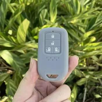 Силиконовый автомобильный чехол с 4 кнопками для защиты кожи, резиновый чехол для HONDA STEPWGN Odyssey свободный Elysion MPV брелок для ключей