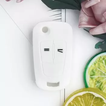 Силиконовый чехол Dandkey для автомобильного ключа для Vauxhall, Opel, Corsa, Astra, Meriva, Vectra, Zafira, Gtc, Signum, Tigra, чехол-Флип с 2 кнопками