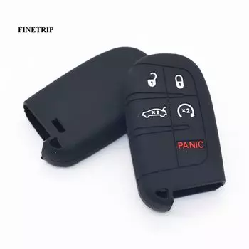 Силиконовый чехол для автомобильного ключа чехол для Jeep Renegade Compass Grand Cherokee для Chrysler 300C для Wrangler/Dodge автомобильные аксессуары