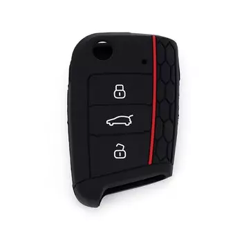 Силиконовый чехол для автомобильного ключа чехол для VW Golf 7 MK7 Tiguan Polo Skoda Octavia A7 Seat Leon