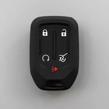 Силиконовый чехол для автомобильного ключа, чехол-брелок для Chevrolet Suburban Silverado GMC Land Yukon Tahoe Sierra, умные автомобильные аксессуары, кольцо для ключей