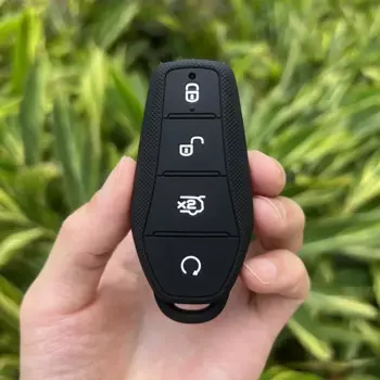 Силиконовый чехол для автомобильного ключа для BYD Han Ev Tang Dm/Qin PLUS/Song Pro/MAX/Yuan Dolphin E2, автомобильные аксессуары для ключей
