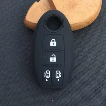 Силиконовый чехол для автомобильного ключа для nissan note qashqai j10 Altima juke x-trail tiida almera Serena Elgrand Quest C26 NV200 MPV ключ