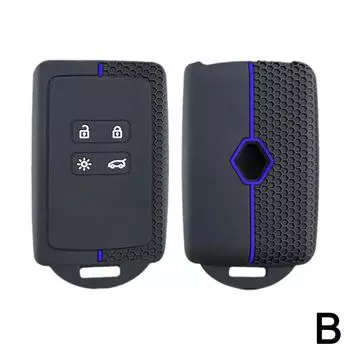 Силиконовый чехол для автомобильного ключа для Renault Captur Koleos Kadjar Arkana Megane Dacia Duster Sandero Stepway Smart Remote Control Fob Case
